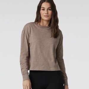 Vuori Long Sleeve Sunset Mock Tee